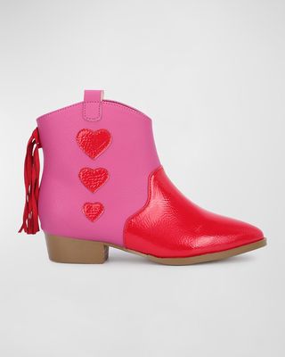 Girl's Miss Dallas Heart Cowboy Boots, Toddler/Kids