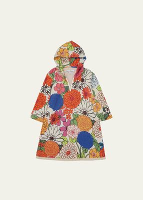 Girl's Myrah Floral-Print Cover Up Dress, Size 2-12