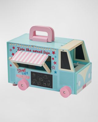 Girl's Olivias Little World Olivias Caf Portable Food Truck Dollhouse W/ Mini Dollhouse Furniture