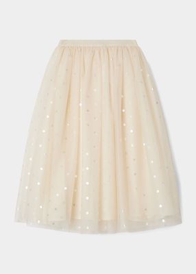 Girl's Panice Layered Embellished Skirt, Size 1-3