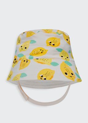 Girl's Park Life Printed Bucket Hat, Size Newborn-24M