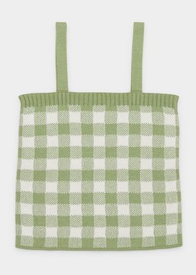 Girl's Picnic Ribbed Camisole, Size 12M-24M