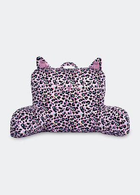 Girl's Pink Leopard Lounge Pillow