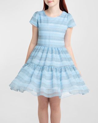Girl's Polly Neo Stripe Dress, Size 7-16