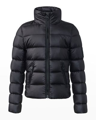 Girl's Quilted Puffer Down Jacket, Size 2-6