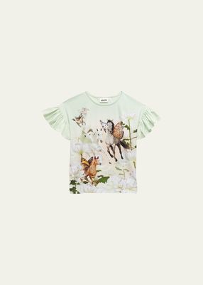 Girl's Rayah Winged Horses Graphic T-Shirt, Size 8-10