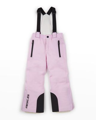 Girl's Salopette Snow Trousers, Size 4-6