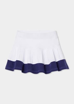 Girl's Scout Knit Skort in Colorblock, Size 2-14