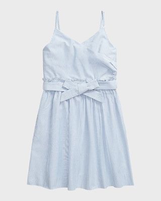 Girl's Seersucker Dress, Size 7-16
