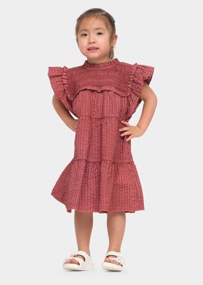 Girl's Sevyn Smocked Dress, Size 4-14
