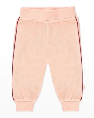 Girl's Shona Soft Velour Sweatpants, Size 6M-24M