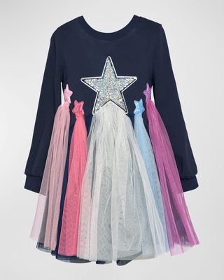 Girl's Shooting Star Dress, Size 2T-6