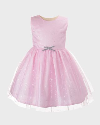 Girl's Sparkle Tulle Dress, Size 6M-12