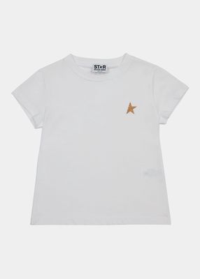 Girl's Star T-Shirt, Size 4-10