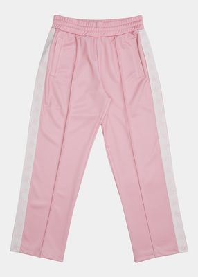 Girl's Star Tapered Joggers, Size 4-10