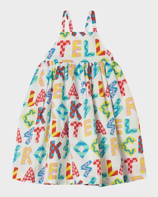 Girl's Stella Rocks Cotton Dress, Size 4-12