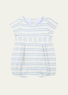 Girl's Striped Bubble Romper, Size 3M-1