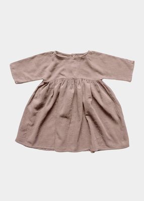 Girl's The Muslin Cotton Dress, Size Newborn-10