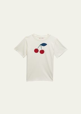 Girl's Thida Cherry-Print Graphic T-Shirt, Size 4-12