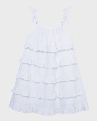 Girl's Tiered Ruffle Dress, Size 2-6