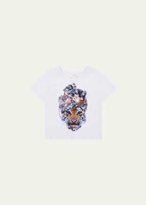 Girl's Tiger Graphic-Print T-Shirt, Size 3M-24M