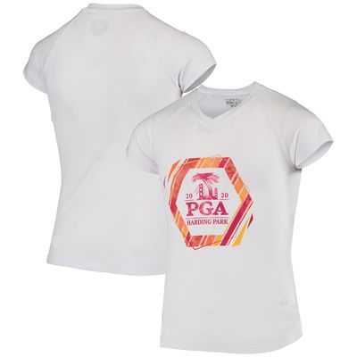 Girls Youth Garb White 2020 PGA Championship Brittany T-Shirt