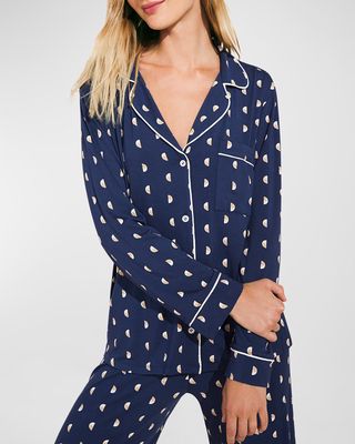Gisele Dot Printed Long Pajama Set