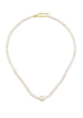 Giselle 14K Gold-Plated & Freshwater Pearl Necklace