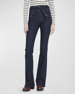 Giselle High Rise Skinny Flare Jeans