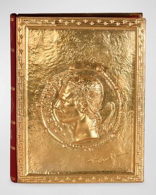 "Giulio Cesare" Limited Edition Book with Gold Sculpture Cover