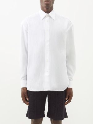 Giuliva Heritage - Andreas Ravellino Linen Shirt - Mens - White