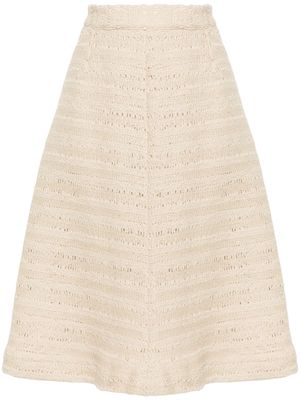 Giuliva Heritage Antonia flared A-line skirt - Neutrals
