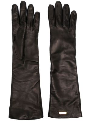 Giuliva Heritage Audrey leather gloves - Black