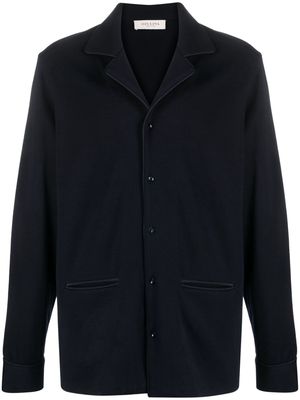 Giuliva Heritage buttoned wool shirt jacket - Blue