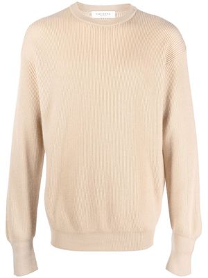 Giuliva Heritage cashmere ribbed-knit jumper - Neutrals
