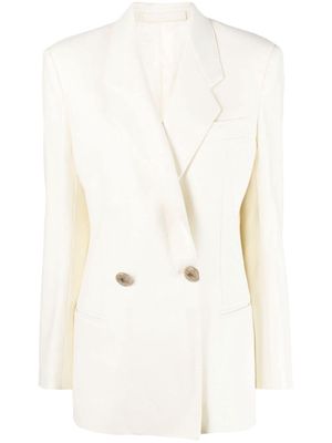 Giuliva Heritage double-breasted wool blazer - Neutrals