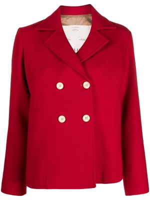 Giuliva Heritage double-breasted wool blazer - Red