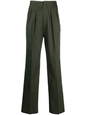 Giuliva Heritage high-waisted tailored trousers - Green
