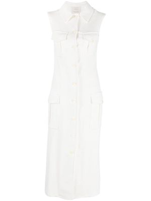 Giuliva Heritage Maryangel denim long dress - White