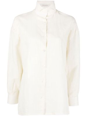 Giuliva Heritage Savannah cotton-linen shirt - Neutrals