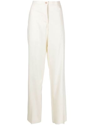 Giuliva Heritage straight-leg wool trousers - Neutrals