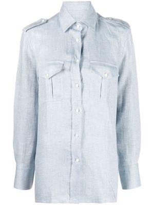 Giuliva Heritage striped long-sleeve shirt - Blue