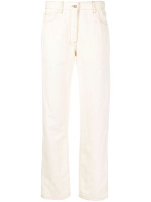Giuliva Heritage Thedan high-rise straight jeans - White