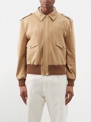 Giuliva Heritage - Tom Flap-pocket Cotton-blend Jacket - Mens - Beige