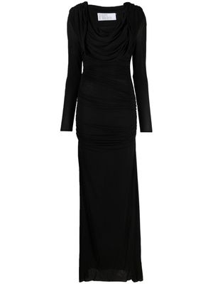 Giuseppe Di Morabito cowl-neck draped maxi dress - Black