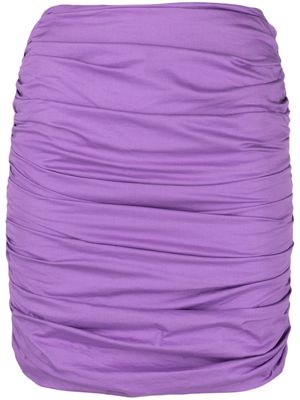 Giuseppe Di Morabito crossover-straps mini skirt - Purple