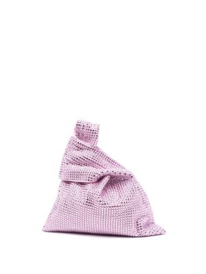 Giuseppe Di Morabito crystal-embellished asymmetric mini bag - Pink