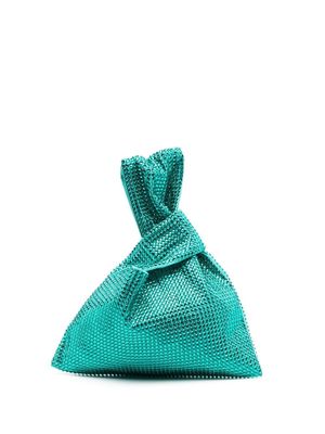 Giuseppe Di Morabito crystal-embellished mini bag - Blue