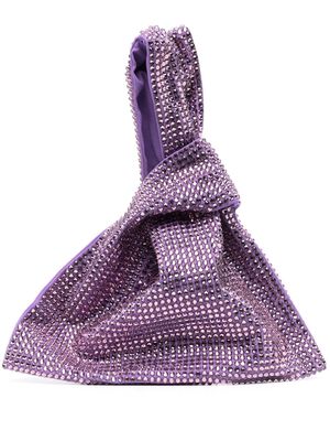 Giuseppe Di Morabito crystal-embellished wrist bag - Purple