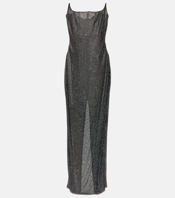 Giuseppe di Morabito Embellished bustier mesh gown